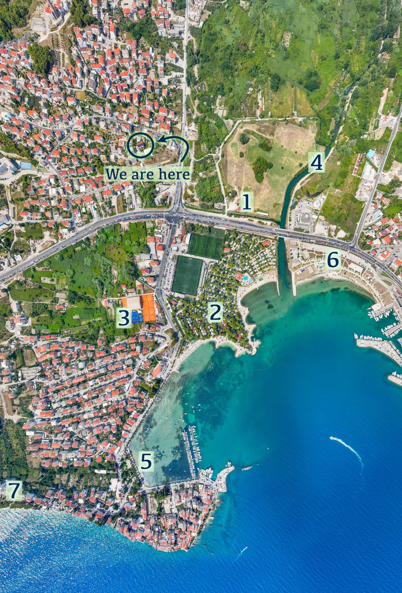 Map of the local area